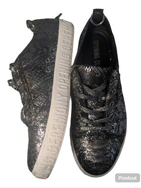 Opening Ceremony Women's La Cienega Snake-Effect Low-top Sneakers